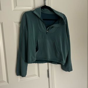 Lululemon Brushed Soft stream Ribbed Half Zip
